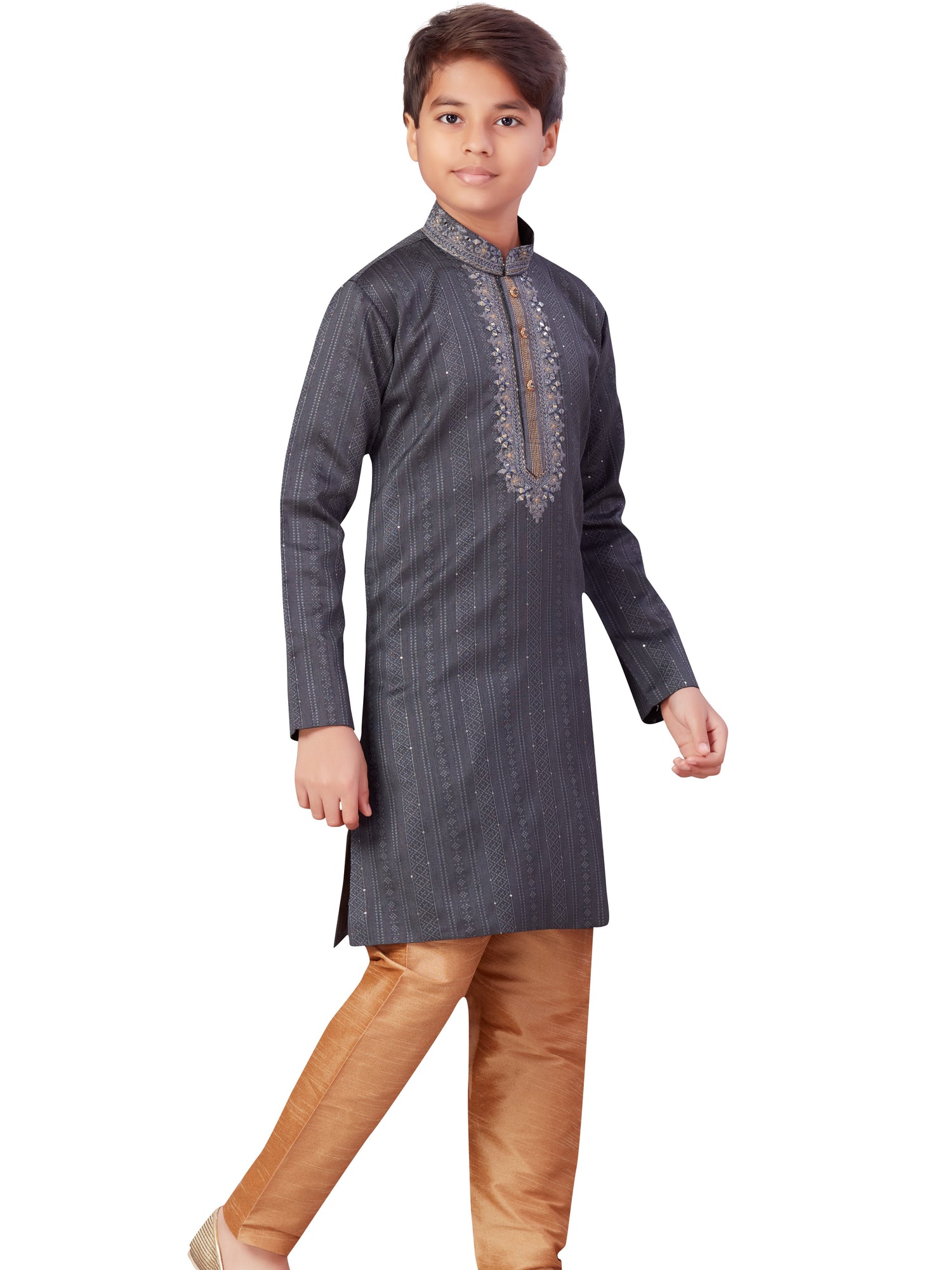 Boys Embroidered Kurta Payjama - Roop Darshan