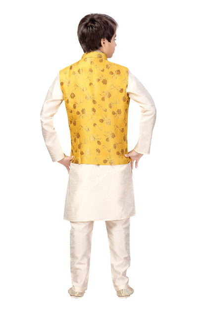 Boys Kurta Payjama With Jacket - Roop Darshan