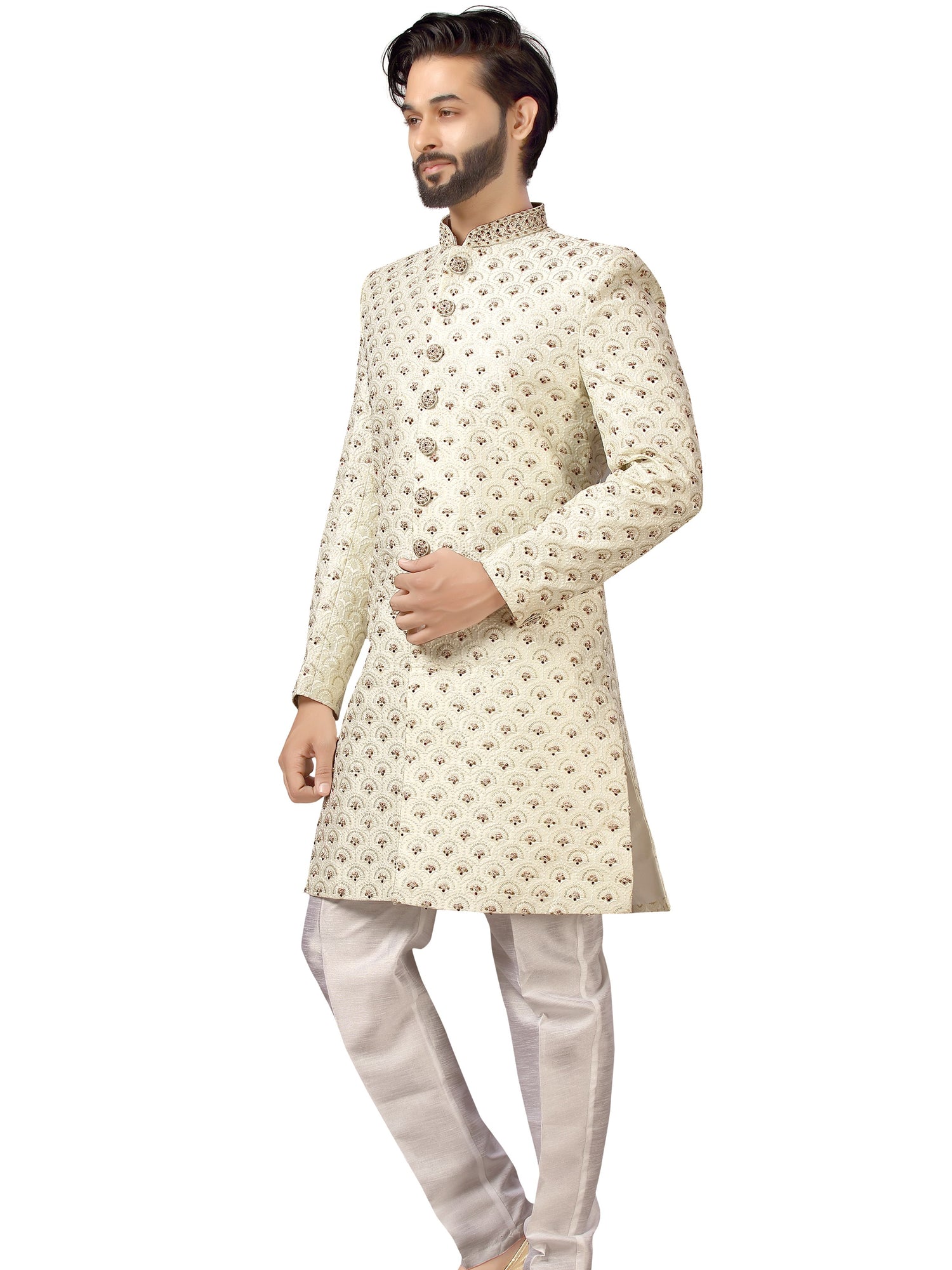 Mens Indo Western Suit - Roop Darshan