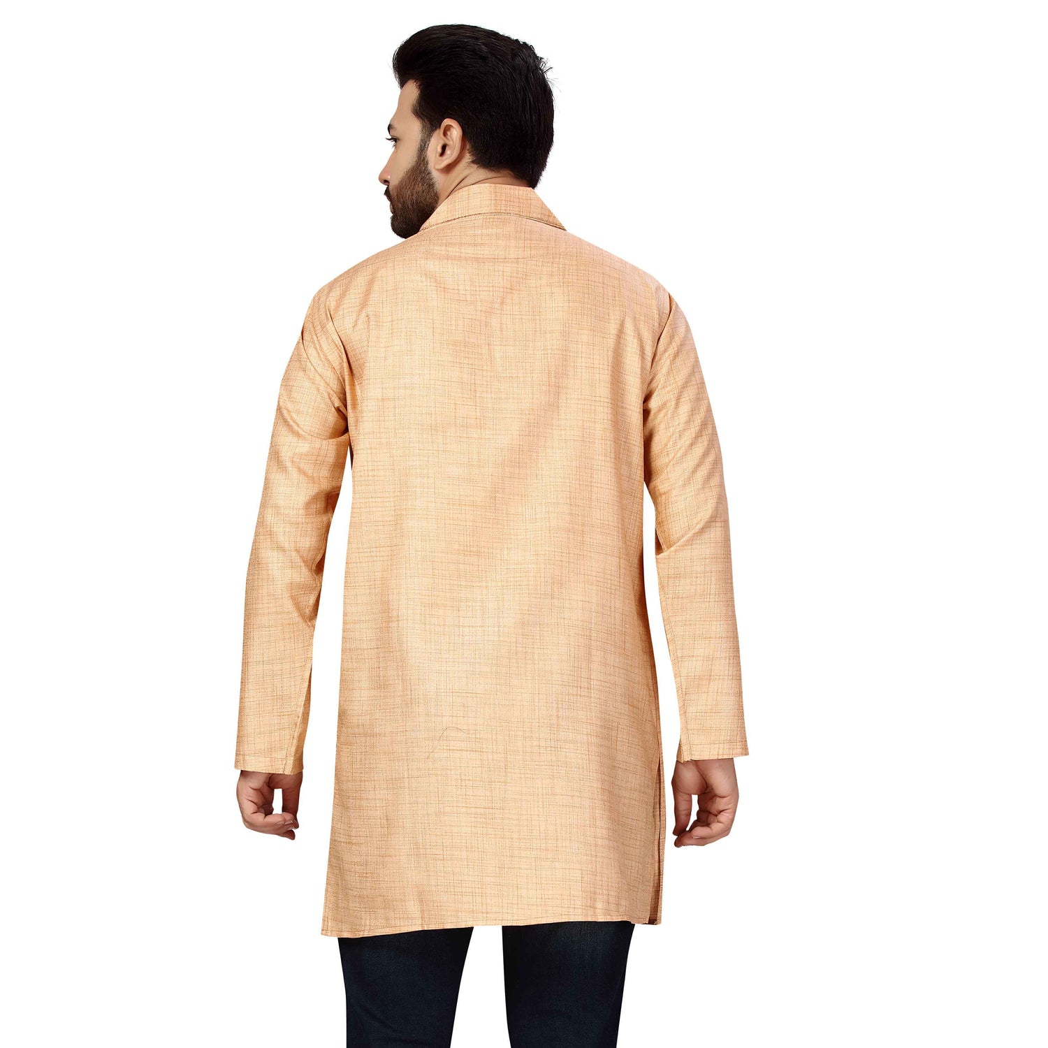 Mens Cotton Silk Kurta - Roop Darshan