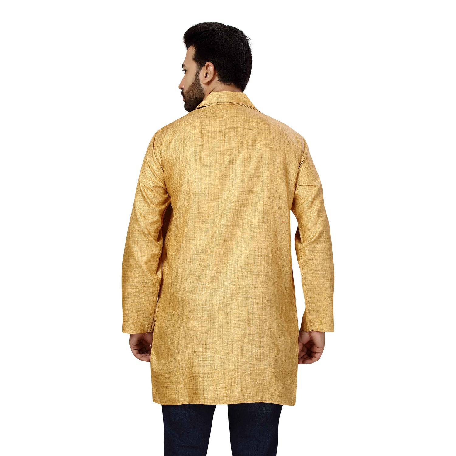 Mens Cotton Silk Kurta - Roop Darshan