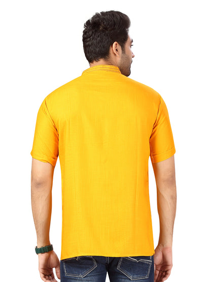 Cotton Silk Embroidered Kurti - Roop Darshan