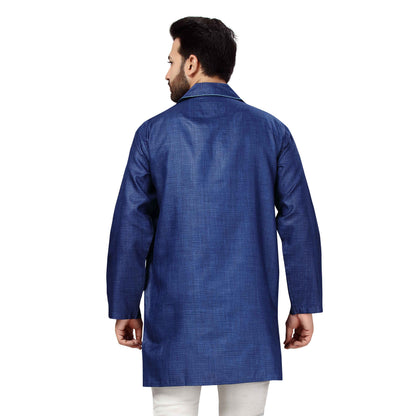 Mens Cotton Silk Kurta - Roop Darshan