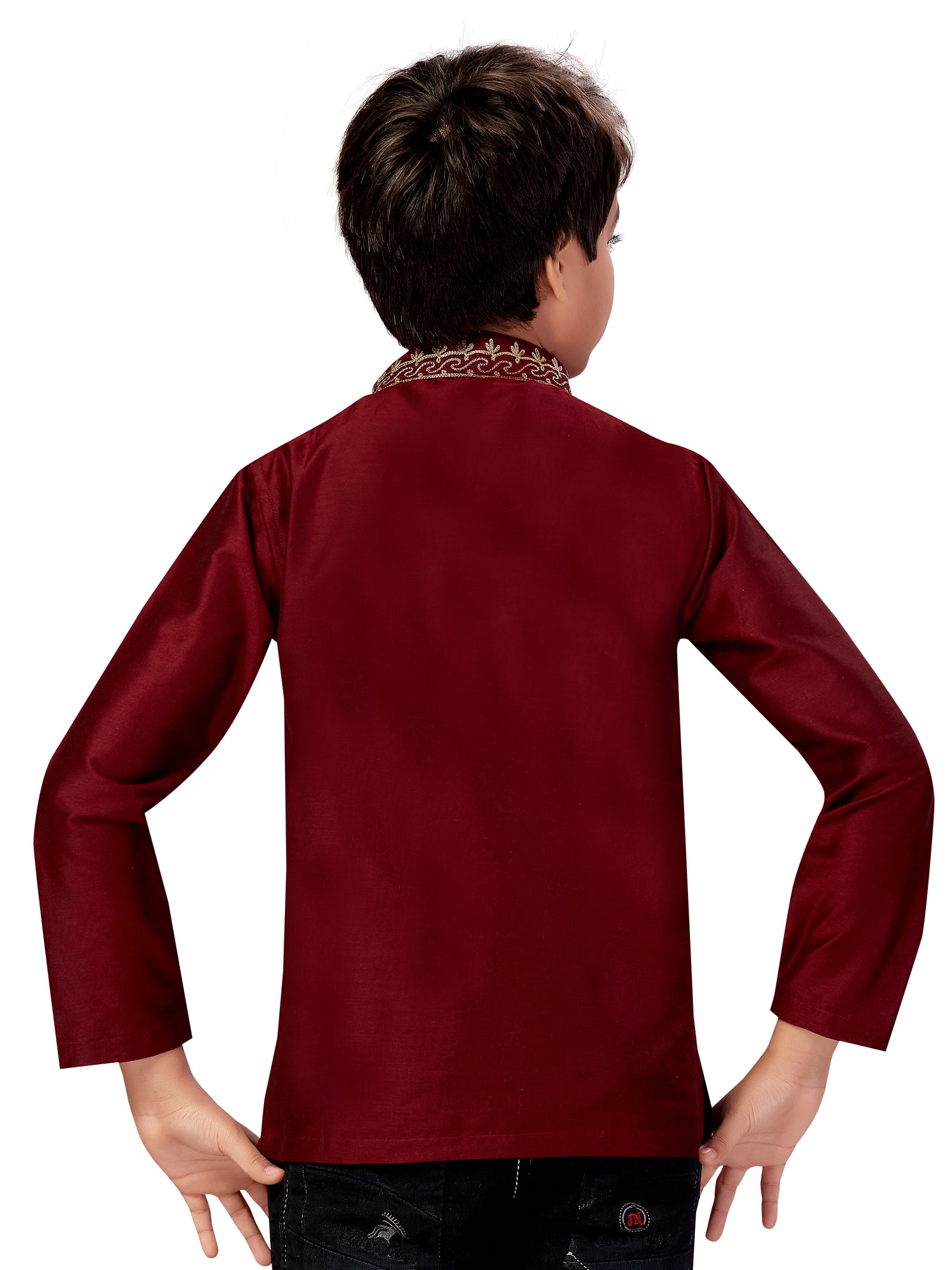 Boys Embroidered Kurti - Roop Darshan