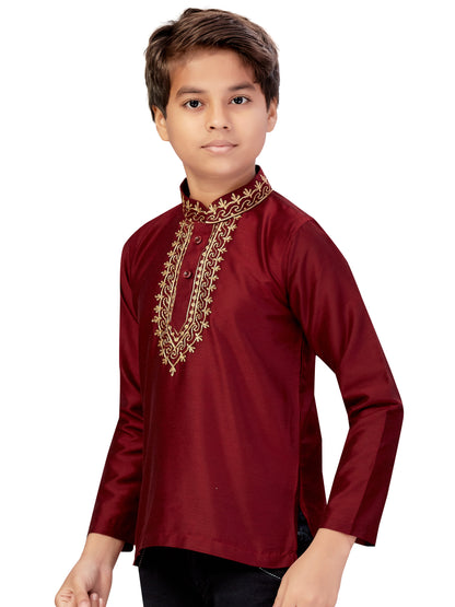 Boys Embroidered Kurti - Roop Darshan
