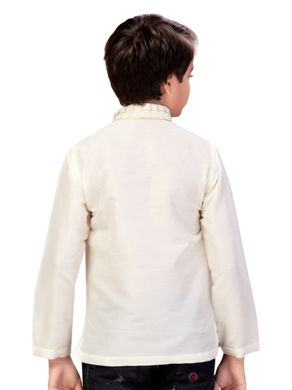 Boys Embroidered Kurti - Roop Darshan