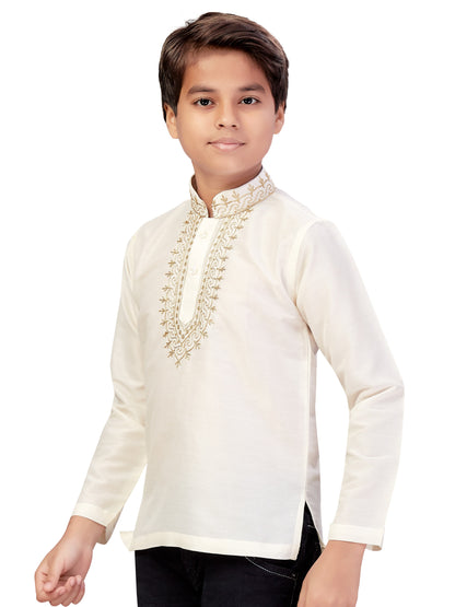 Boys Embroidered Kurti - Roop Darshan