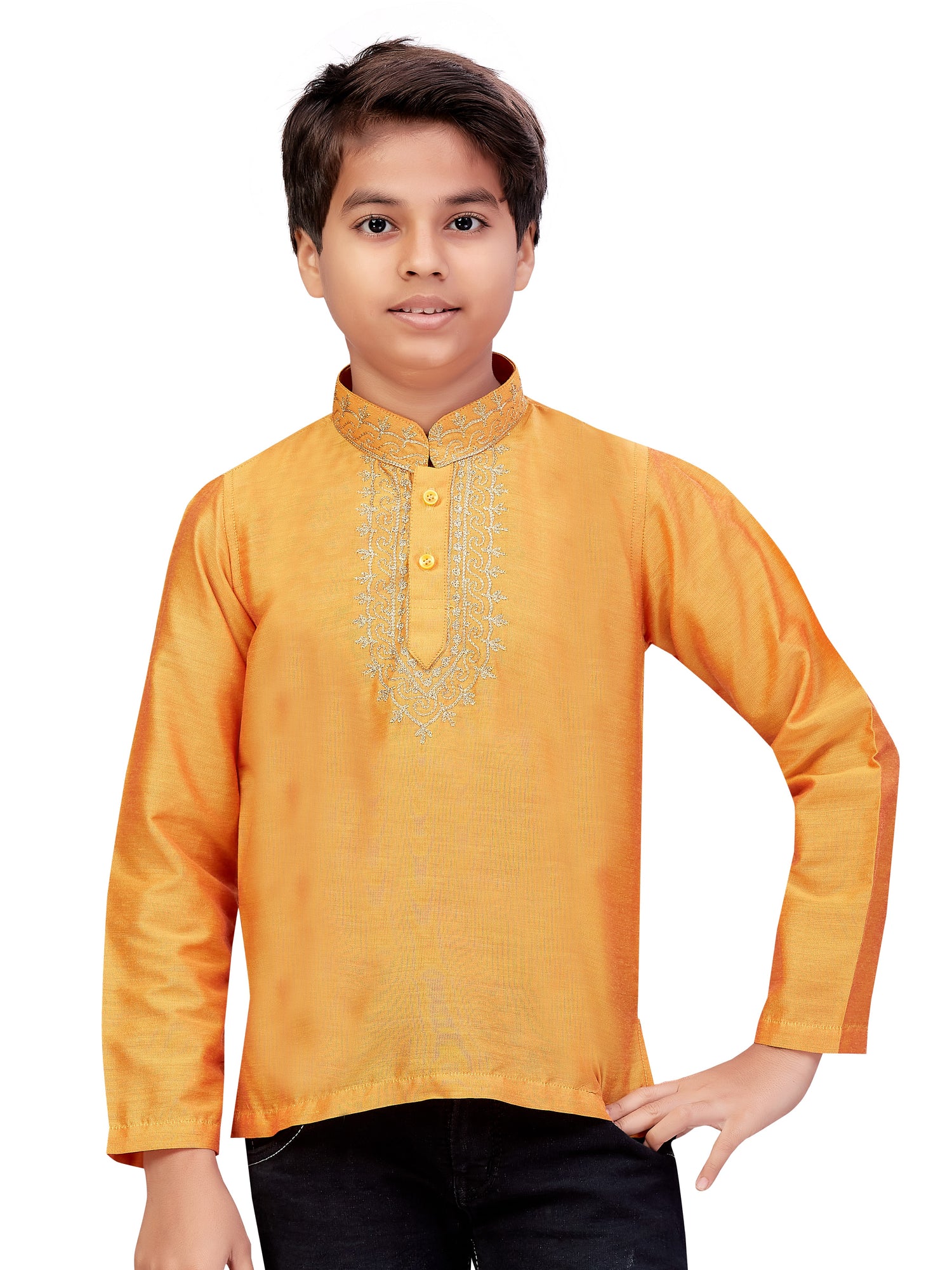 Boys Embroidered Kurti - Roop Darshan