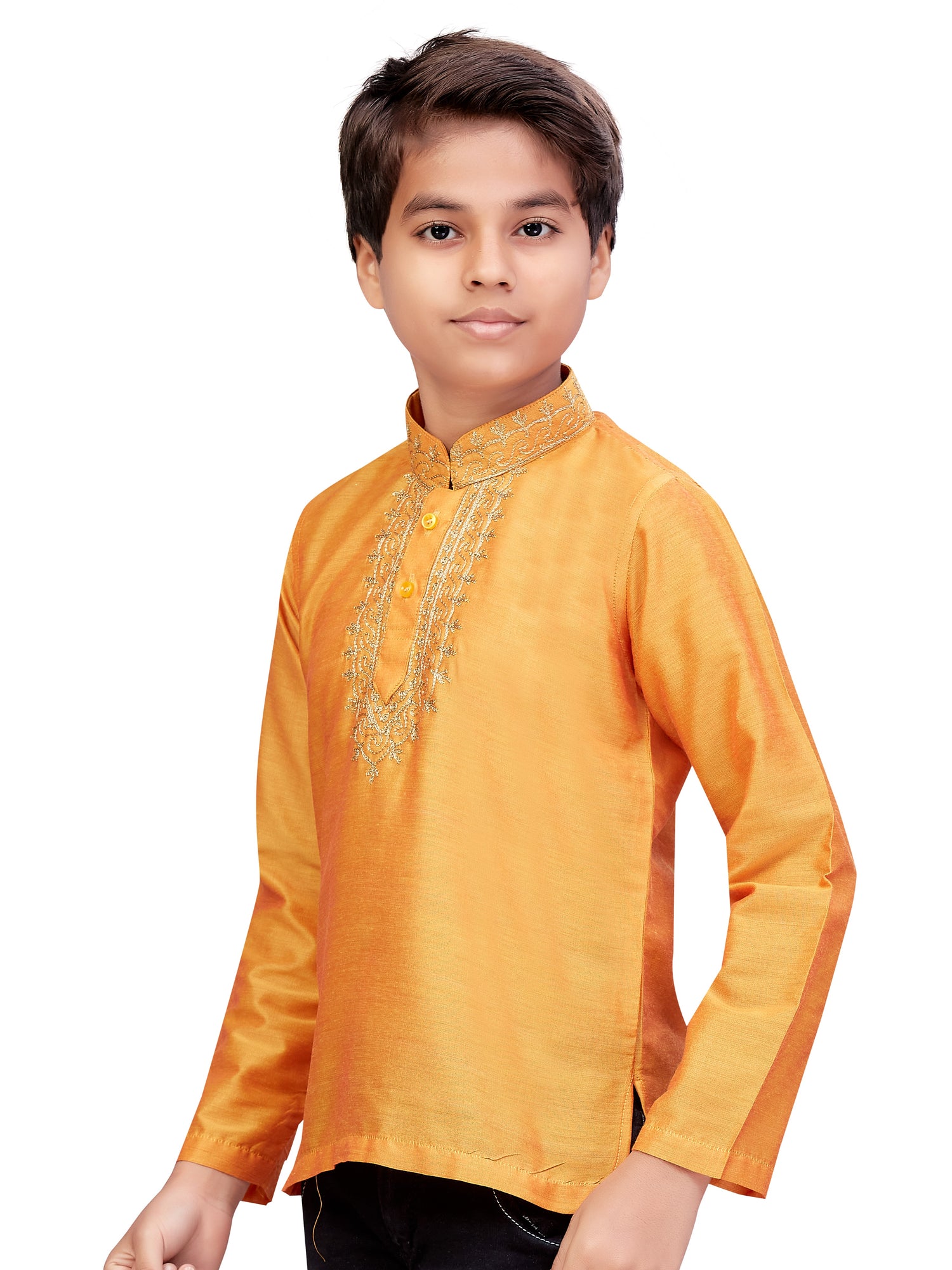 Boys Embroidered Kurti - Roop Darshan