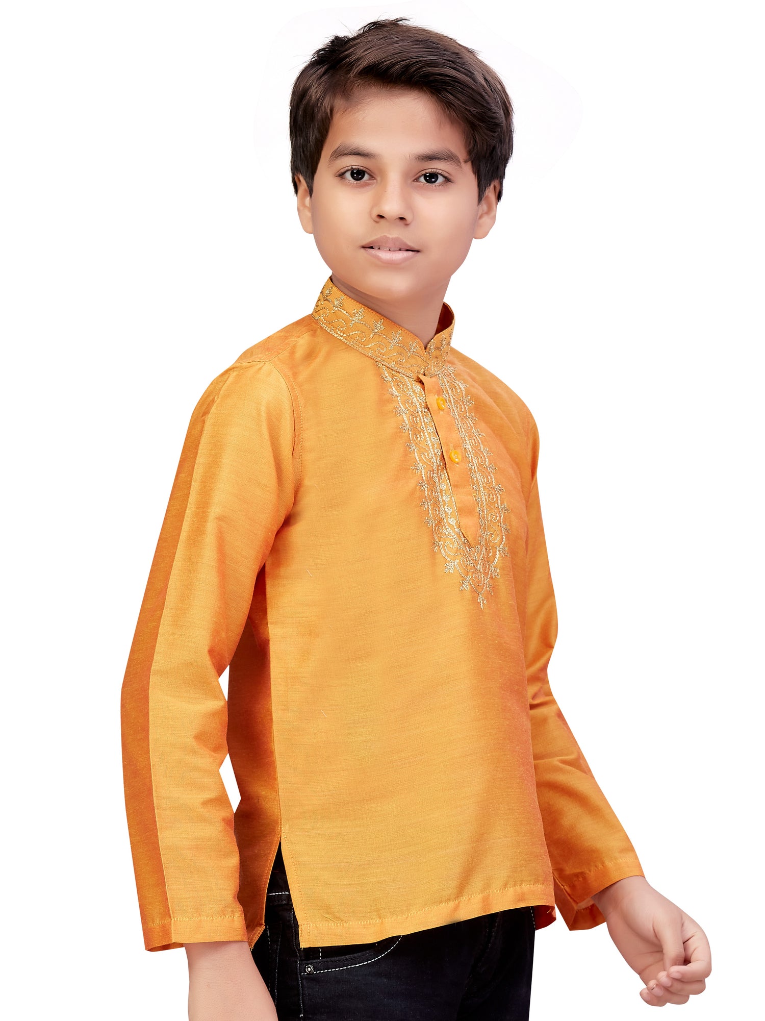 Boys Embroidered Kurti - Roop Darshan
