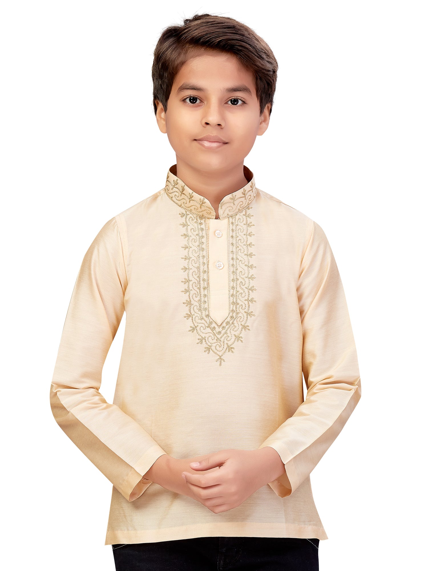 Boys Embroidered Kurti - Roop Darshan