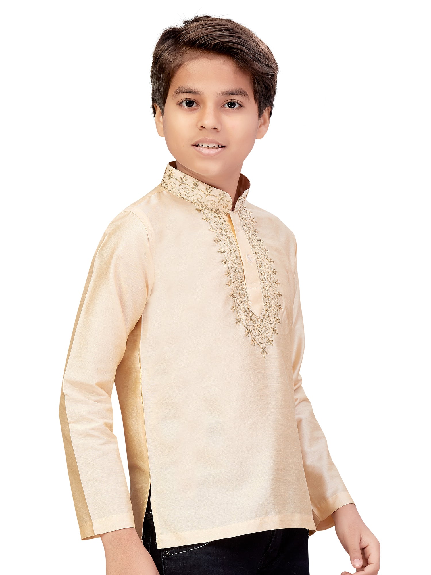 Boys Embroidered Kurti - Roop Darshan