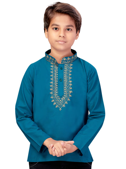 Boys Embroidered Kurti - Roop Darshan