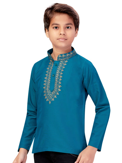Boys Embroidered Kurti - Roop Darshan