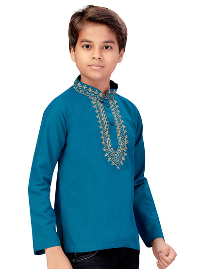 Boys Embroidered Kurti - Roop Darshan