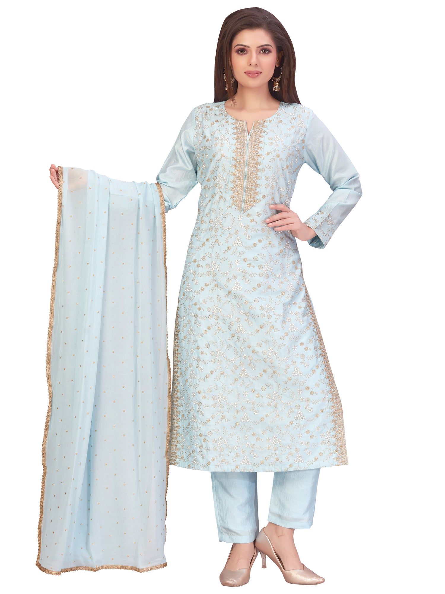 Hafeeza Kamiz &amp; Pant - Roop Darshan