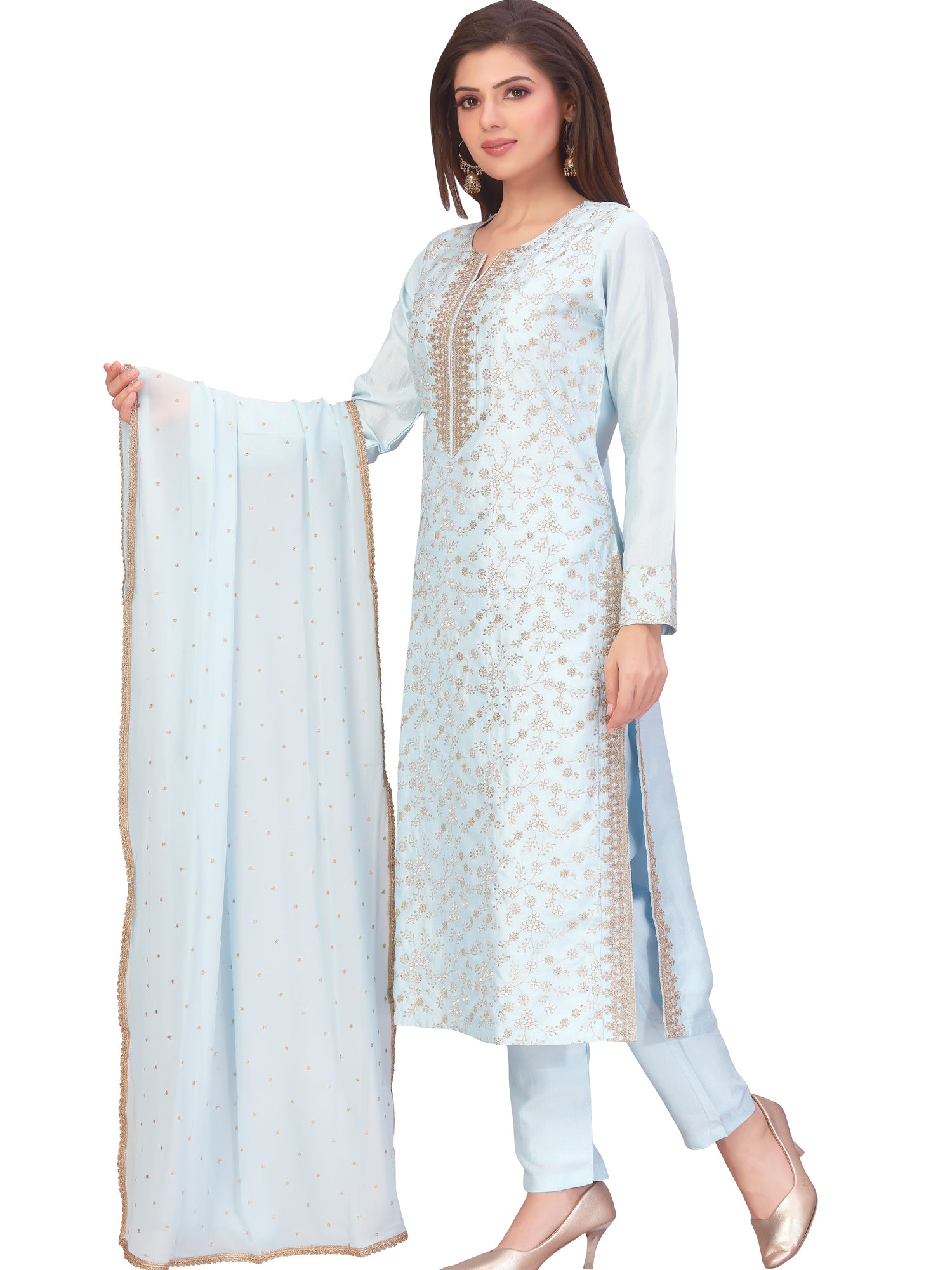 Hafeeza Kamiz &amp; Pant - Roop Darshan