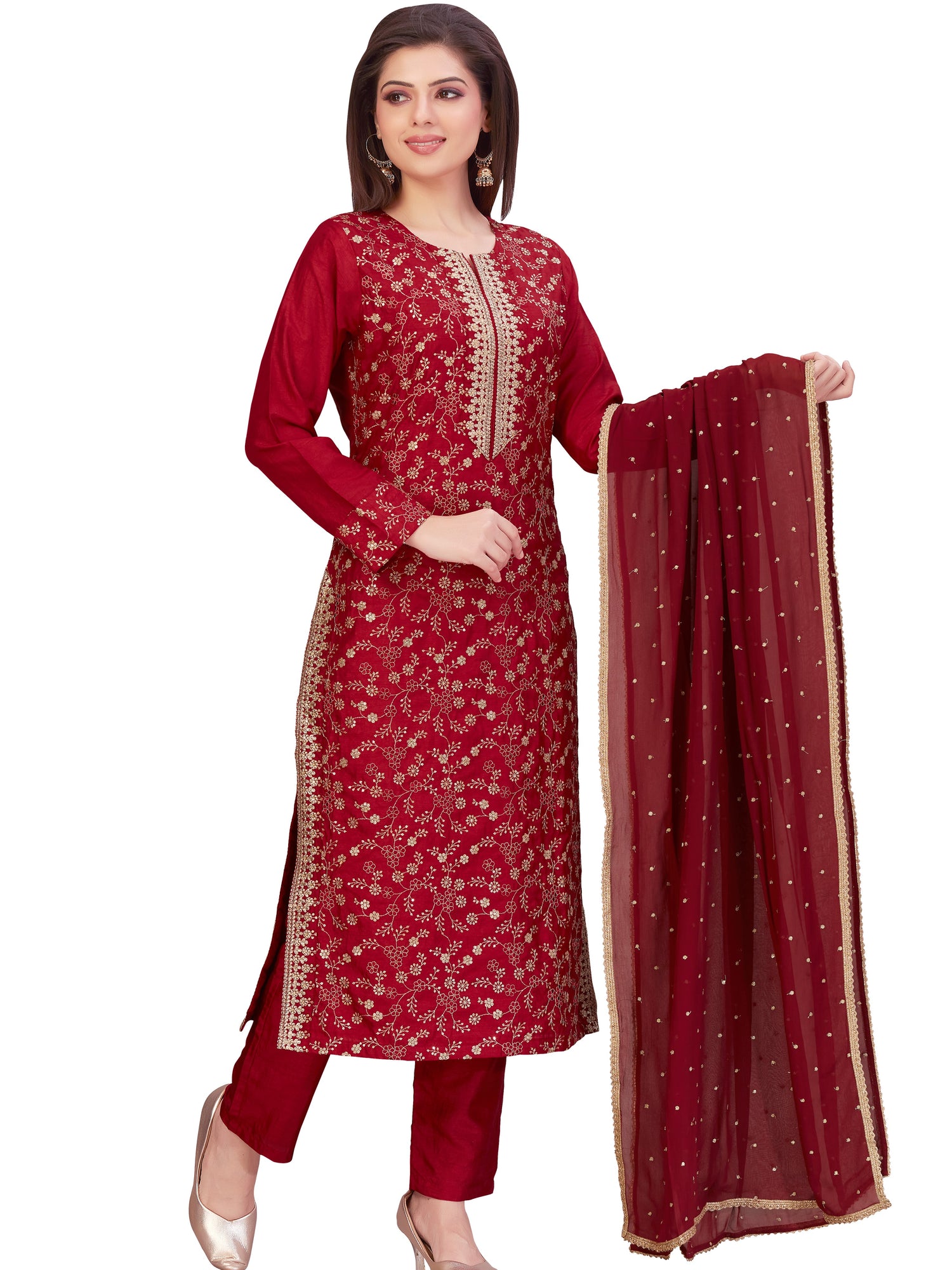 Hafeeza Kamiz &amp; Pant - Roop Darshan