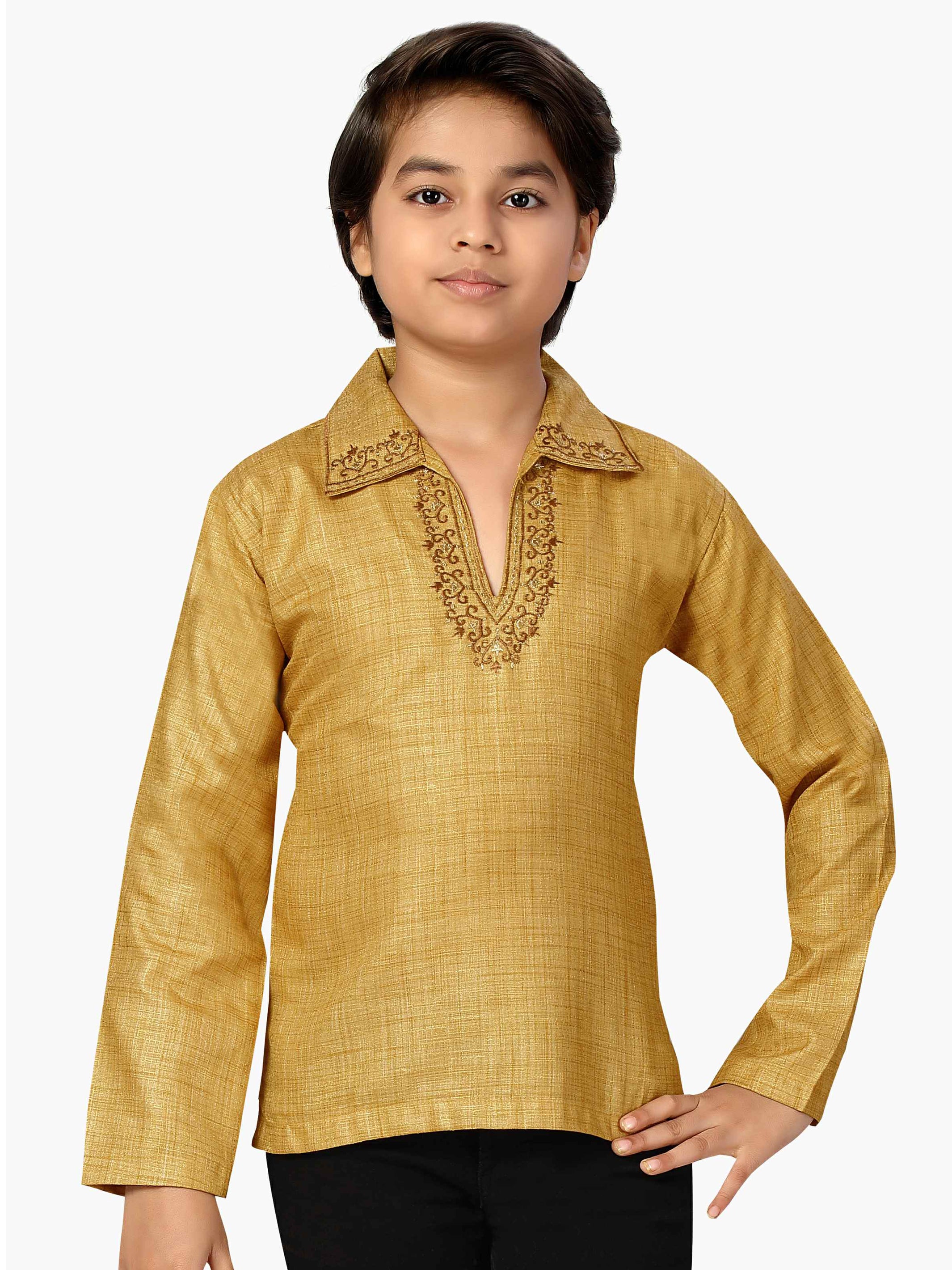 Boys Embroidered Kurta - Roop Darshan