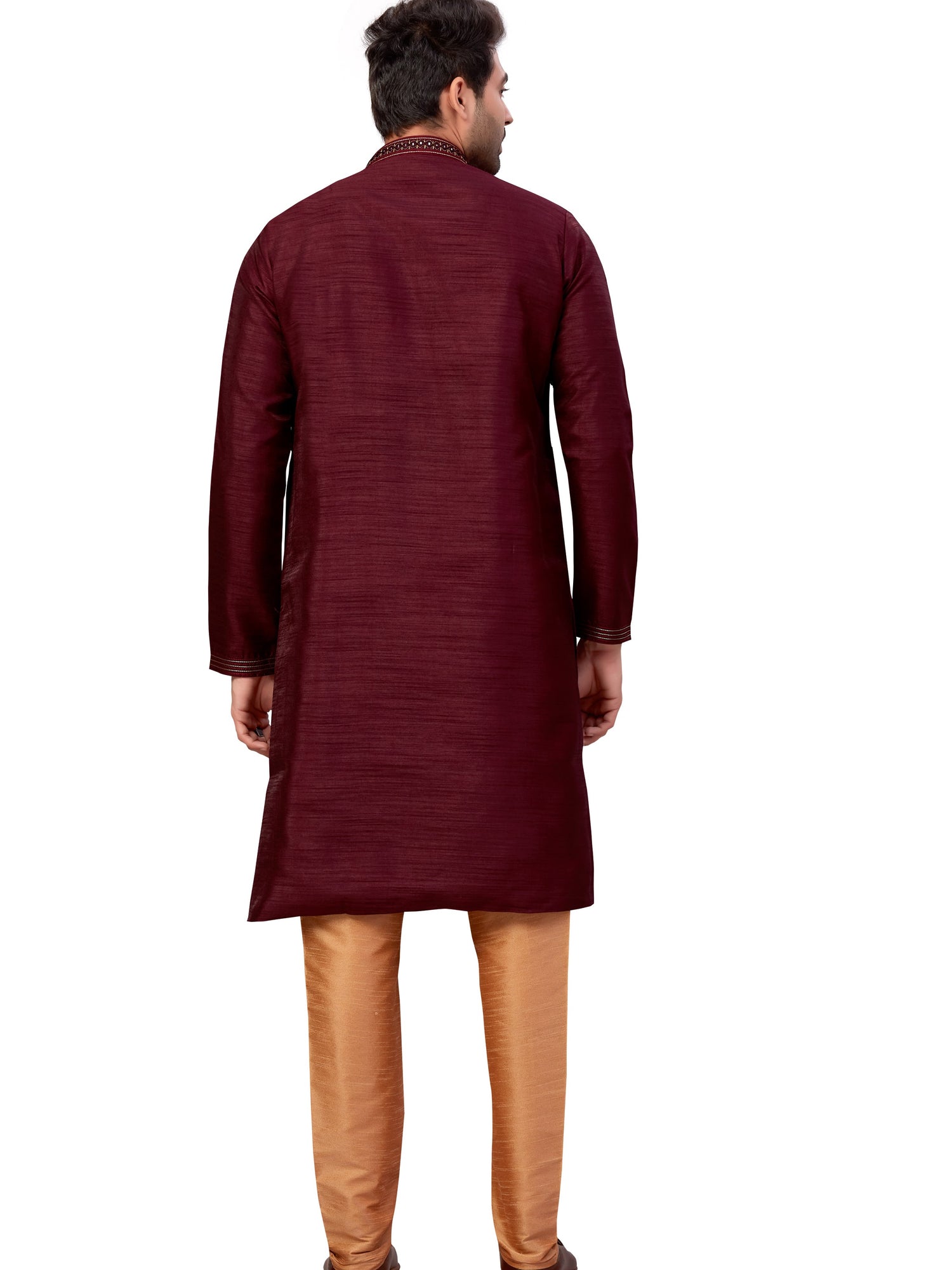 Mens Embroidered Kurta Payjama - Roop Darshan