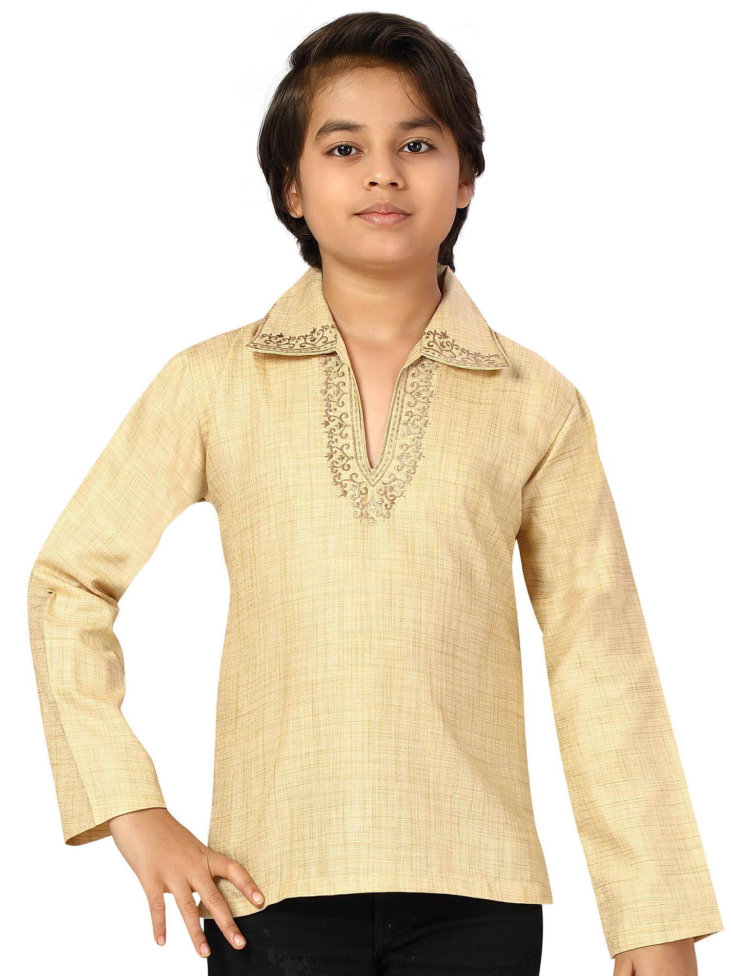 Boys Embroidered Kurta - Roop Darshan