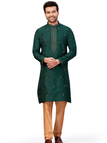 Mens Embroidered Kurta Payjama - Roop Darshan