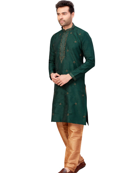 Mens Embroidered Kurta Payjama - Roop Darshan