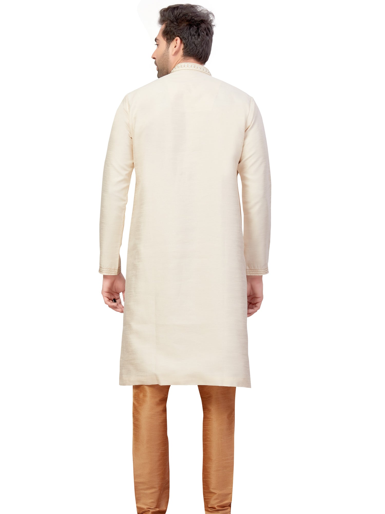 Mens Embroidered Kurta Payjama - Roop Darshan