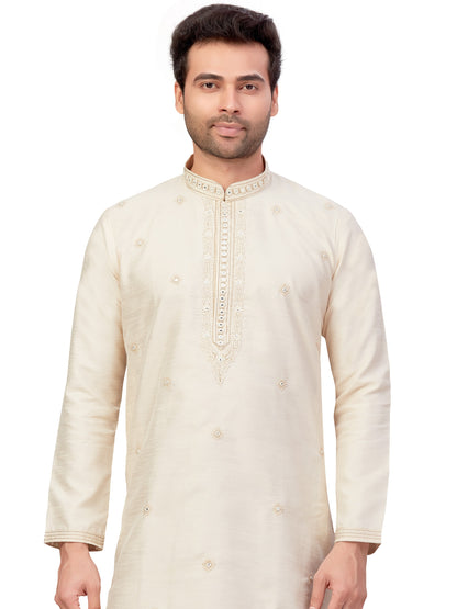 Mens Embroidered Kurta Payjama - Roop Darshan