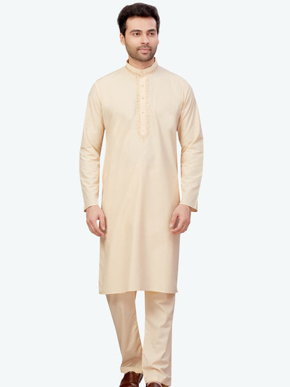 Mens Embroidered Kurta Payjama - Roop Darshan