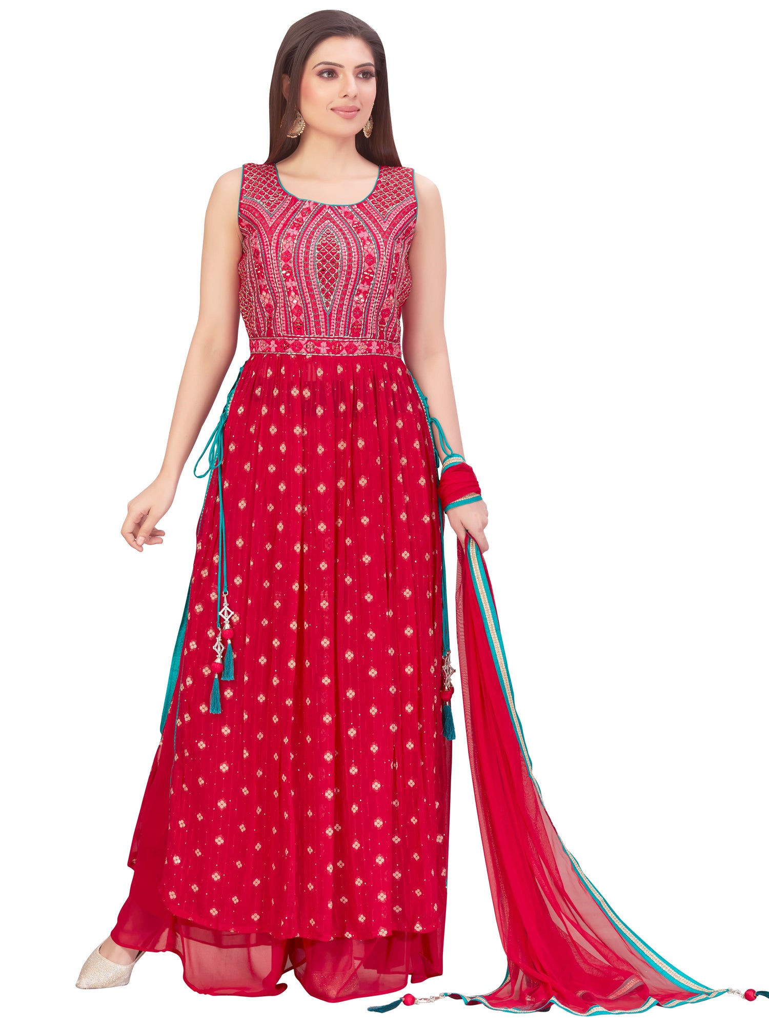 Amina Plazzo Suit - Roop Darshan