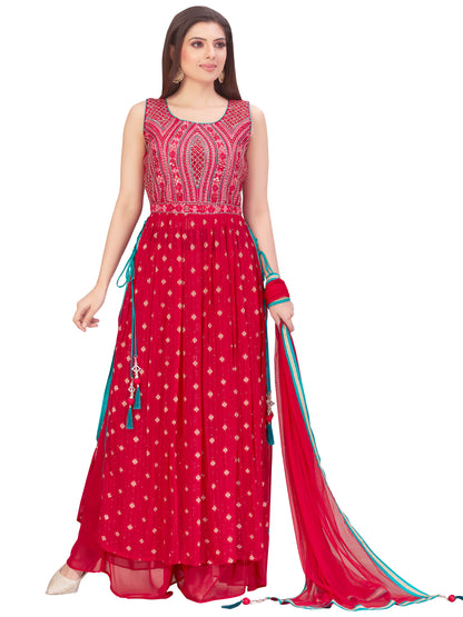Amina Plazzo Suit - Roop Darshan