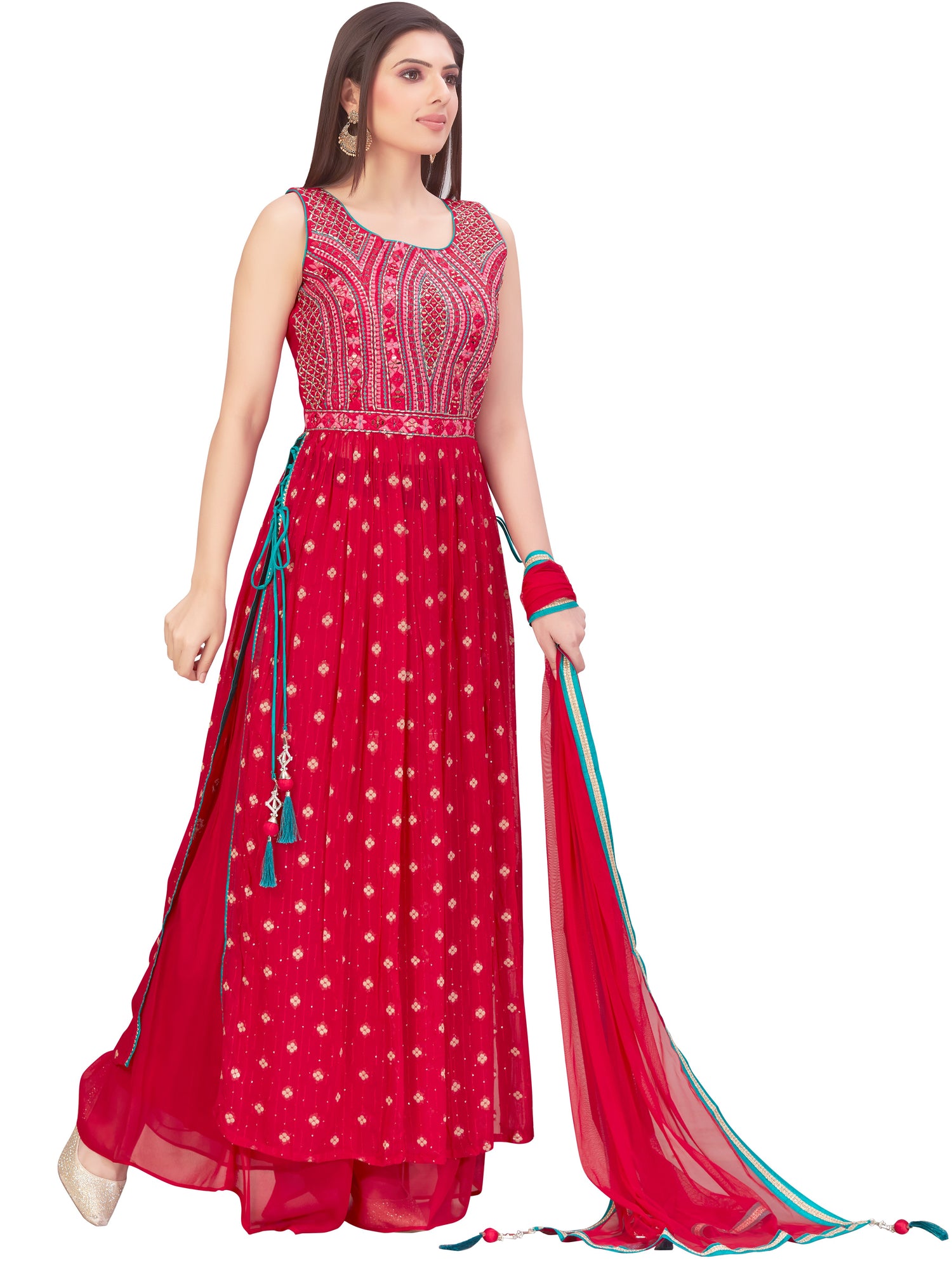 Amina Plazzo Suit - Roop Darshan