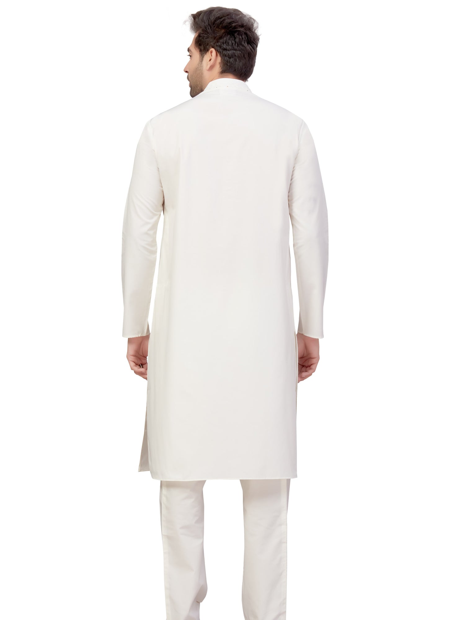 Mens Embroidered Kurta Payjama - Roop Darshan