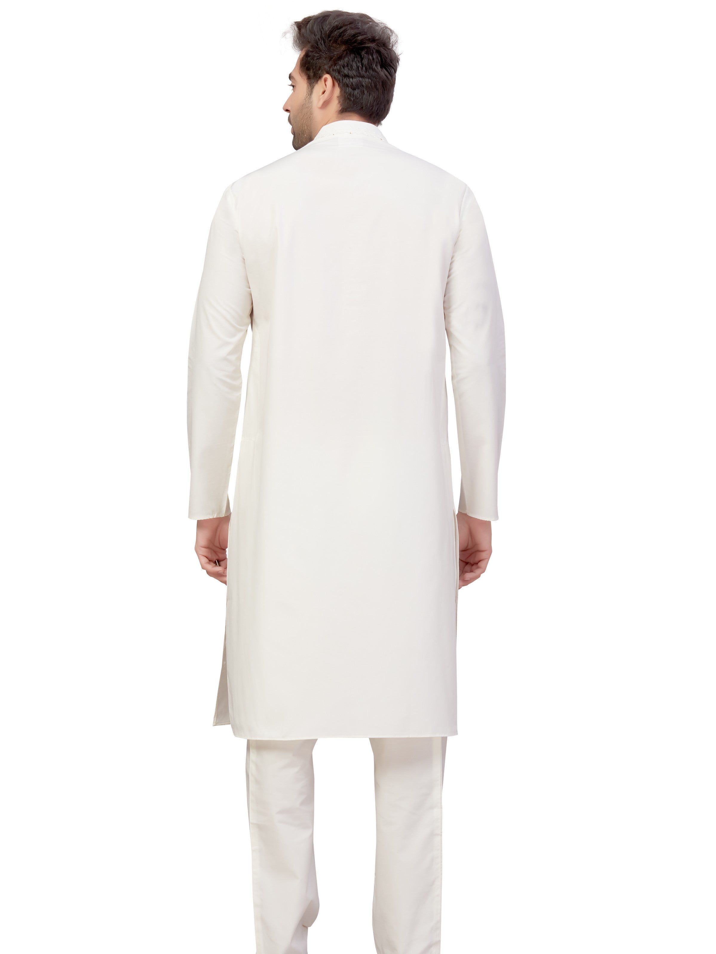 Mens Embroidered Kurta Payjama - Roop Darshan