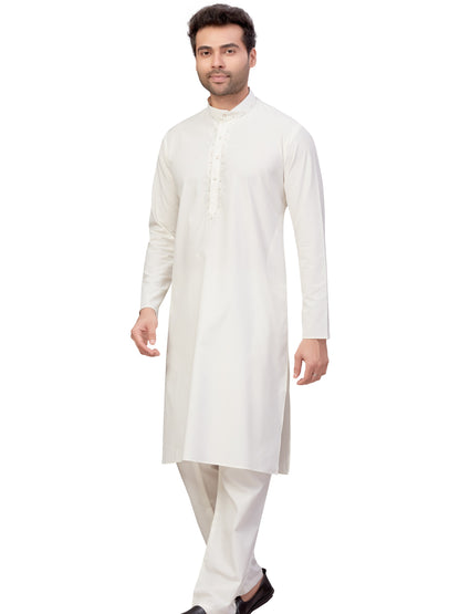 Mens Embroidered Kurta Payjama - Roop Darshan