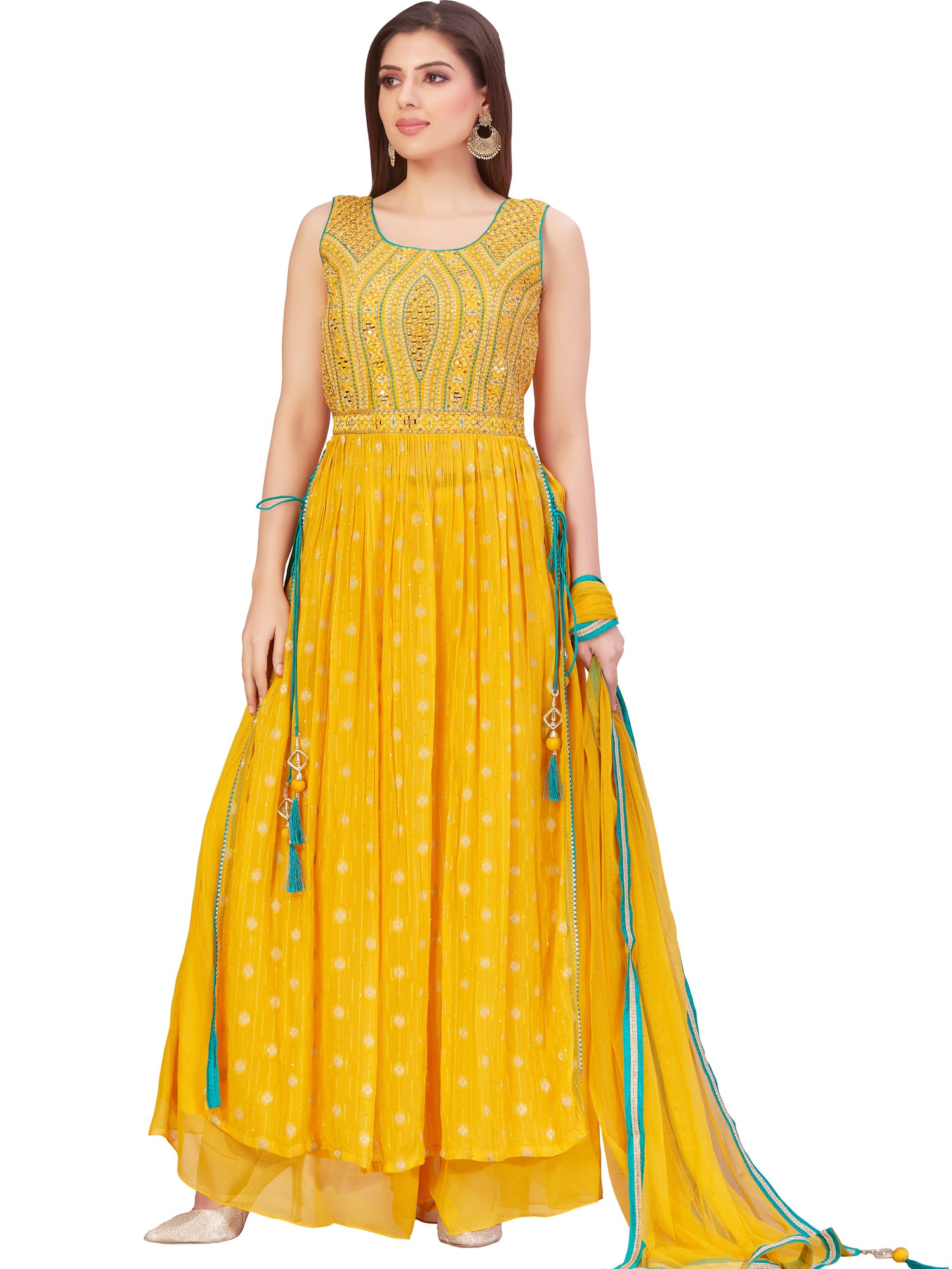 Amina Plazzo Suit - Roop Darshan