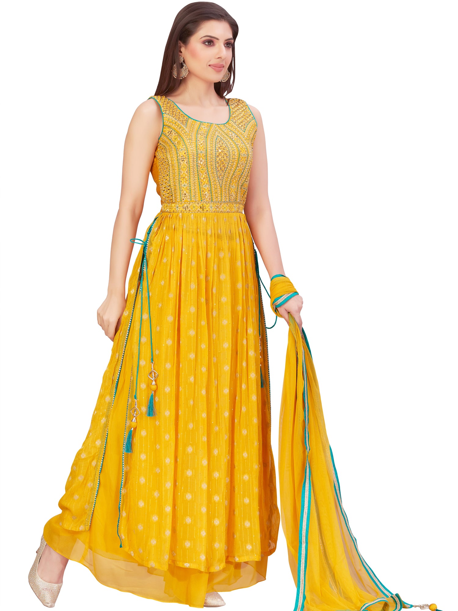 Amina Plazzo Suit - Roop Darshan