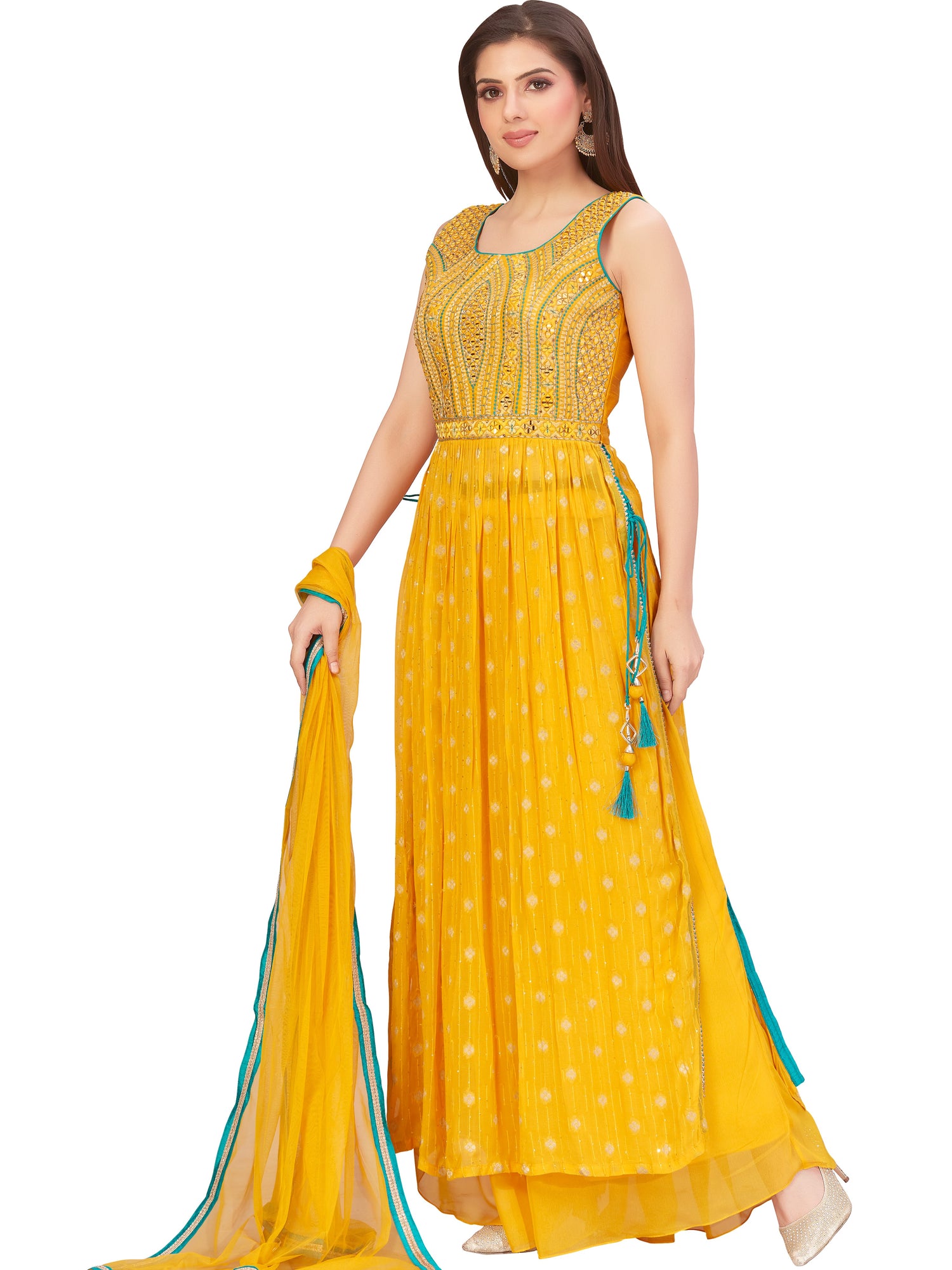 Amina Plazzo Suit - Roop Darshan