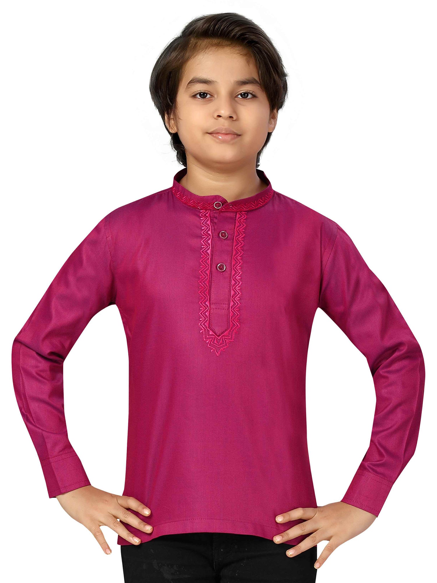 Boys Embroidered Kurta - Roop Darshan