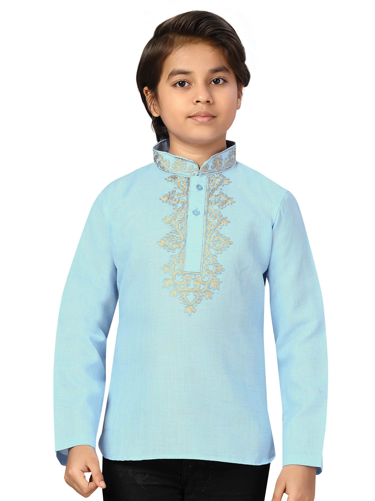 Boys Embroidered Kurta - Roop Darshan