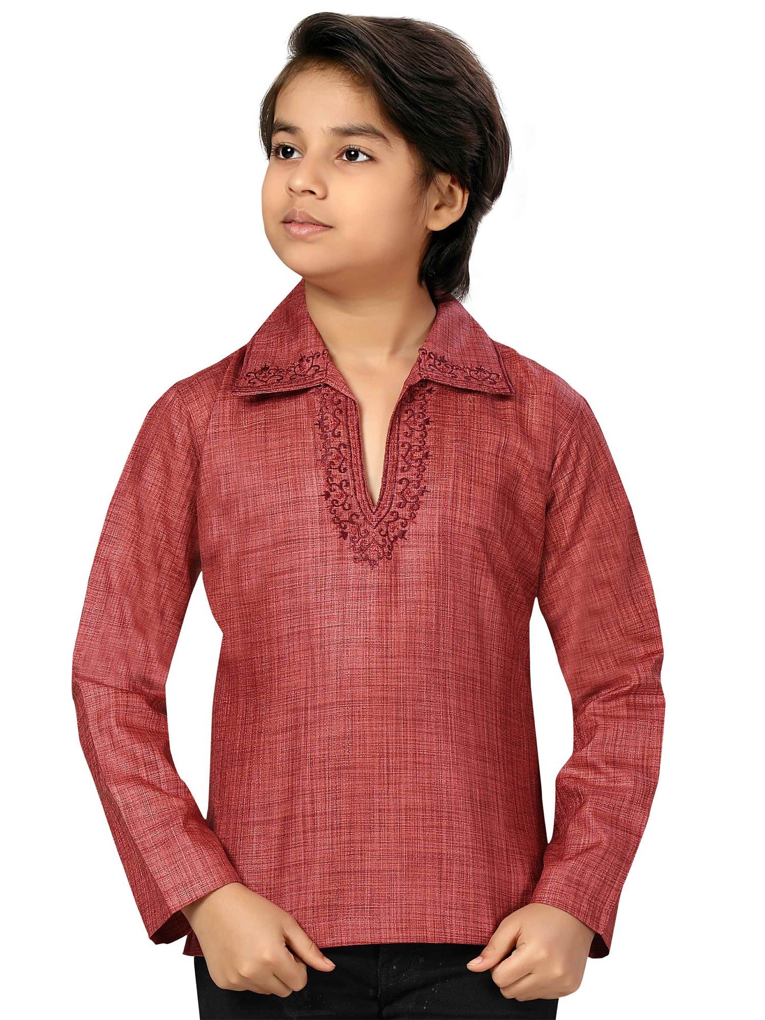 Boys Embroidered Kurta - Roop Darshan