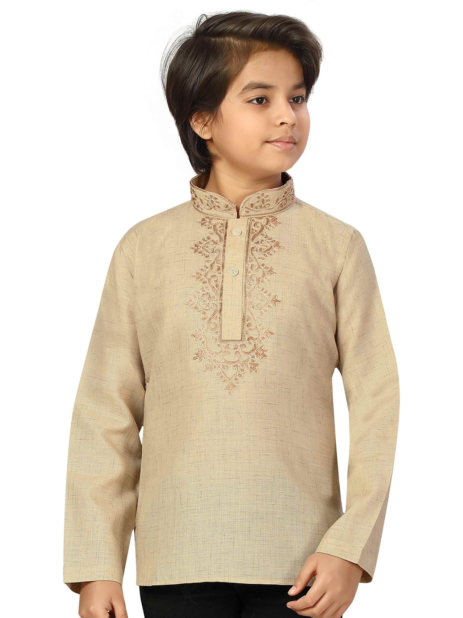Boys Embroidered Kurta - Roop Darshan