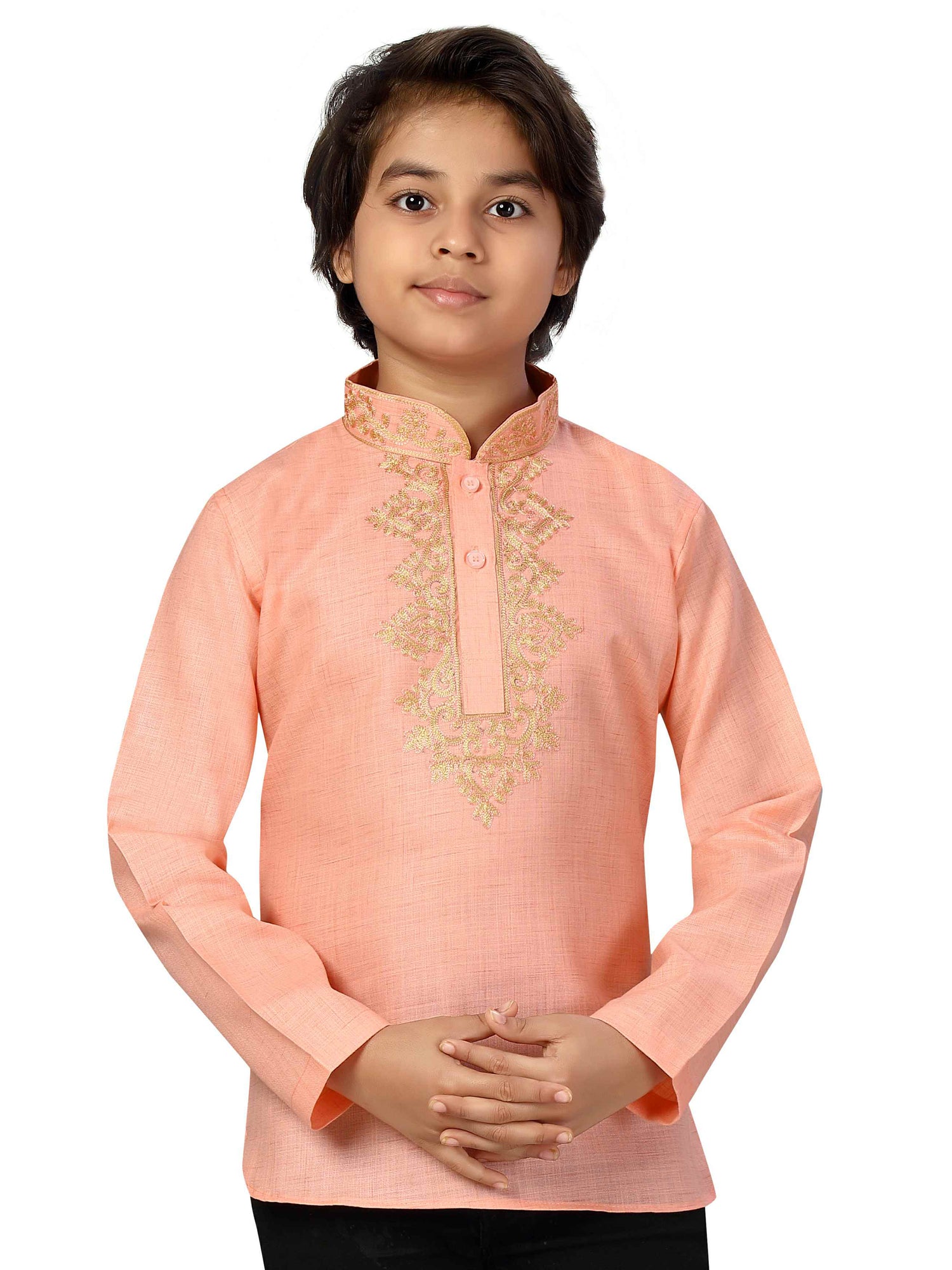 Boys Embroidered Kurta - Roop Darshan