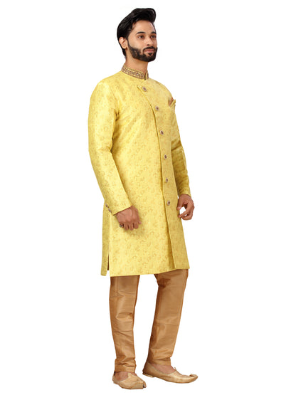 Brocade Embroidered Kurta Payjama - Roop Darshan